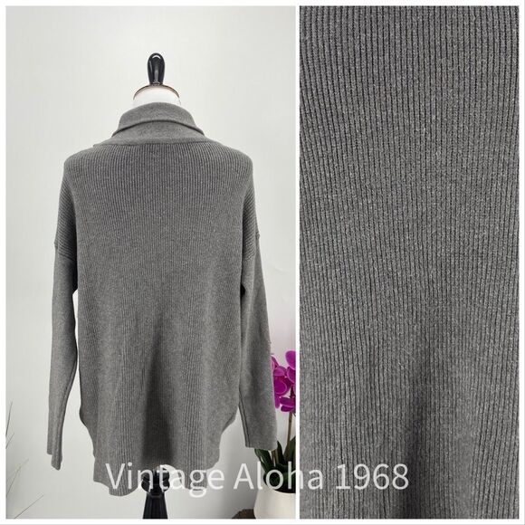 $98  Devotion by Cyrus Sweater Turtleneck Gray Small - Picture 5 of 5